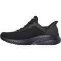 Skechers Womens BOBS Sport Squad Chaos 117500W-BBK Black Slip On Shoe