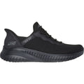 Skechers Womens BOBS Sport Squad Chaos 117500W-BBK Black Slip On Shoe