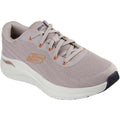 Skechers Mens Arch Fit 2.0 Road Wave 232701WW-TPOR Taupe/Orange Slip On Shoe