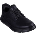 Skechers Mens Garza Gervin 205046W-BBK Black Lace Up Shoe