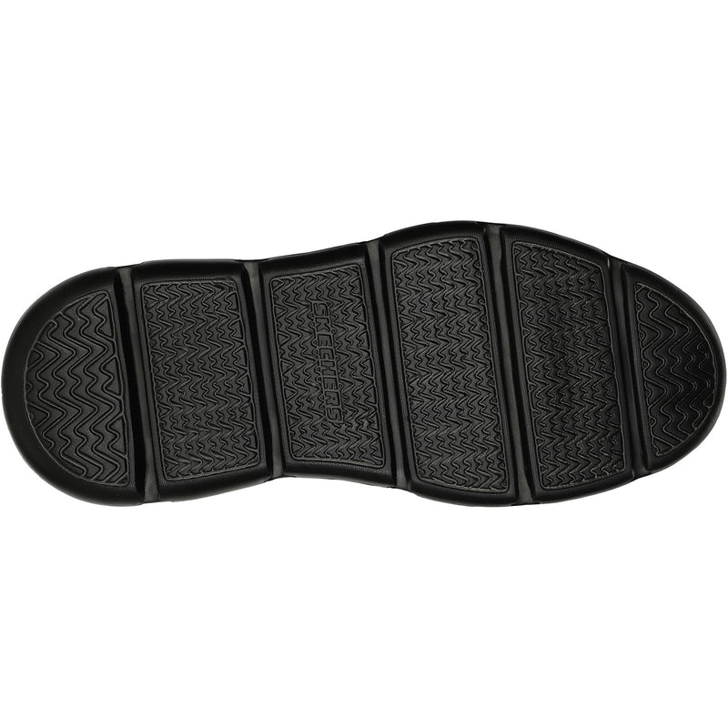 Skechers Mens Garza Gervin 205046W-BBK Black Lace Up Shoe