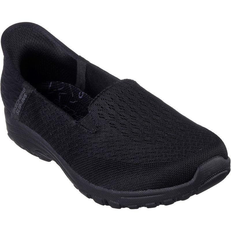 Skechers Womens Reggae Fest 2.0 Guiding 158698W-BBK Black Slip On Shoe