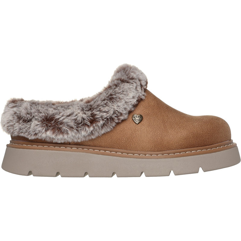 Skechers Womens Keepsakes Lite Cozy Blend 114762-CSNT Chestnut Slip On Shoe