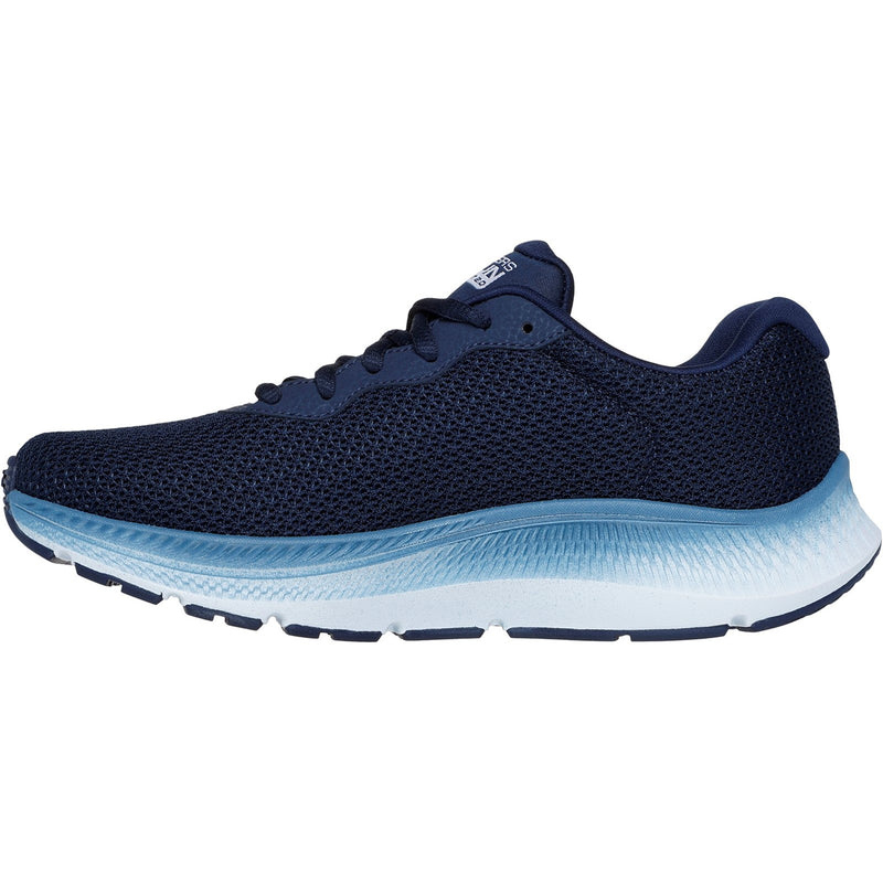 Skechers Womens Go Run Consistent 2.0 Fast Pace 128621-NVBL Navy/Blue Lace Up Shoe