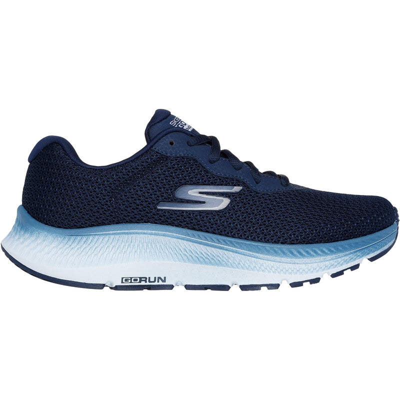 Skechers Womens Go Run Consistent 2.0 Fast Pace 128621-NVBL Navy/Blue Lace Up Shoe