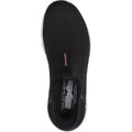 Skechers Womens D'Lux Walker 2.0 150099-BKPK Black/Pink Lace Up Shoe