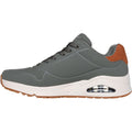Skechers Mens Uno Suited On Air 183004-OLV Olive Lace Up Shoe