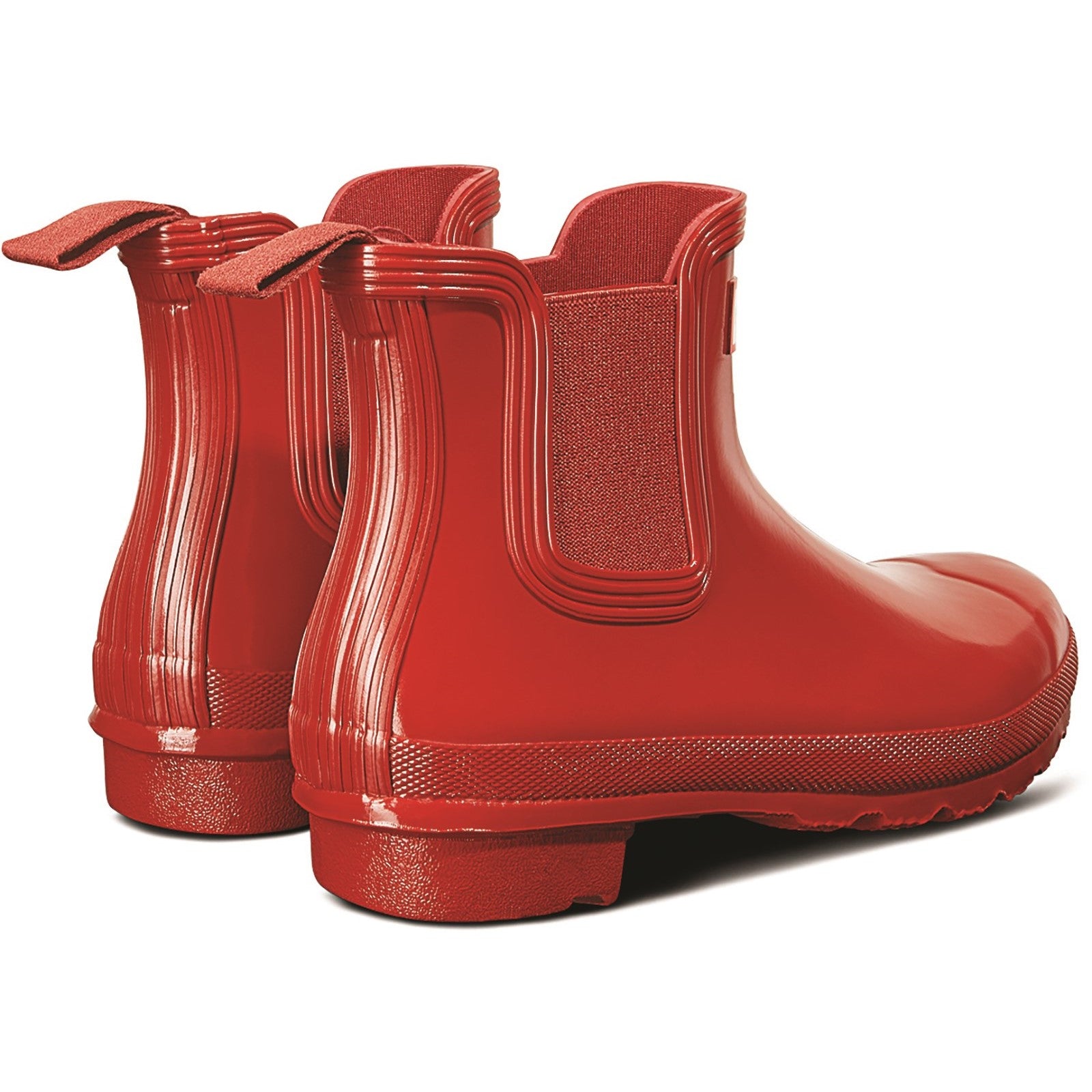 Hunter WFS2078RGL-MLR Womens Original Chelsea Gloss Boot Female Red