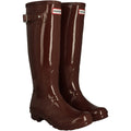 Hunter WFT1000RGL-MTR Original Tall Gloss Boot Female Dark Red
