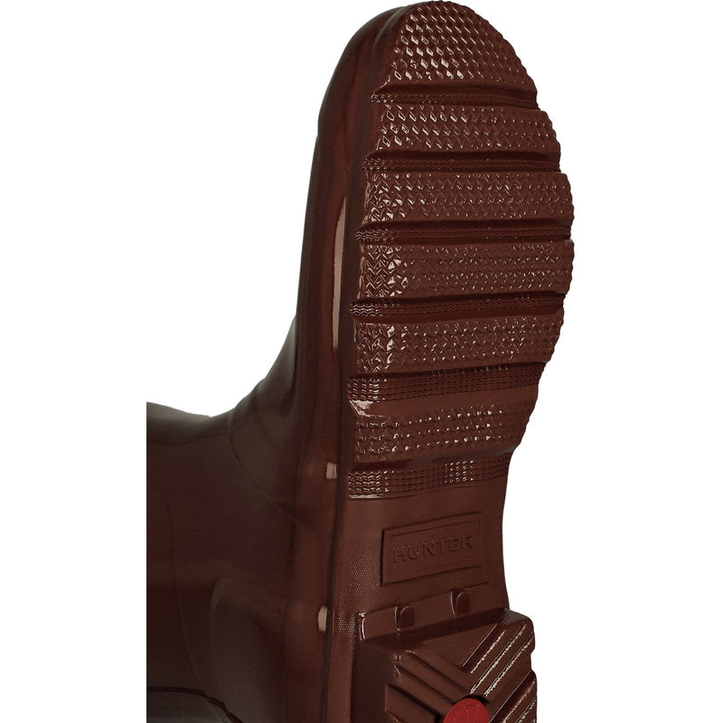 Hunter WFT1000RGL-MTR Original Tall Gloss Boot Female Dark Red