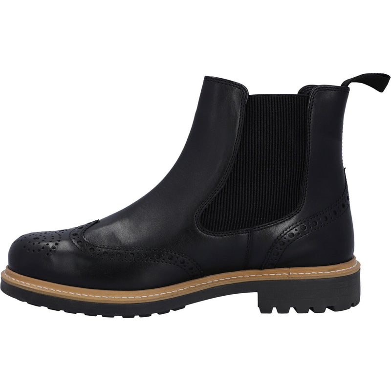 Hunter Mens Black HFRMGB0040514-BLK Cawdor Brogue Dealer Boots