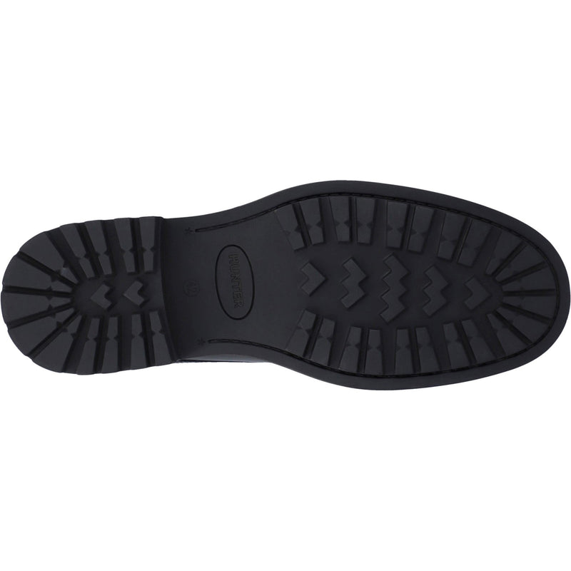 Hunter Mens Black HFRMGB0040515-BLK Cawdor Brogue Gibson Shoes