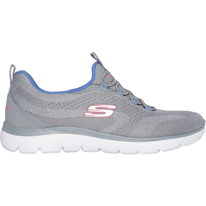 Skechers Womens Summits New Nature 150120-GYMT Grey/Multi Slip On Shoe