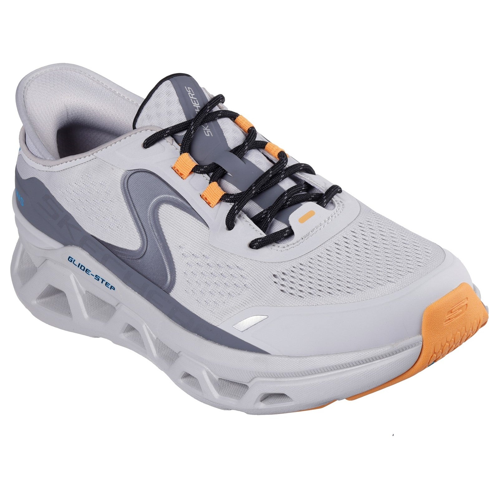 Skechers Mens Glide-Step Altus 232921-GYCC Grey/Charcoal Slip On Shoe