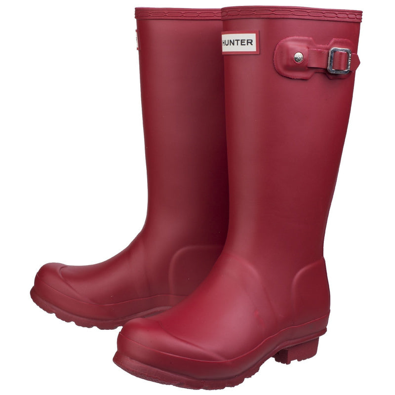 Hunter Kids Matt Red JFT6000RMA-MLR Original Wellington Boots