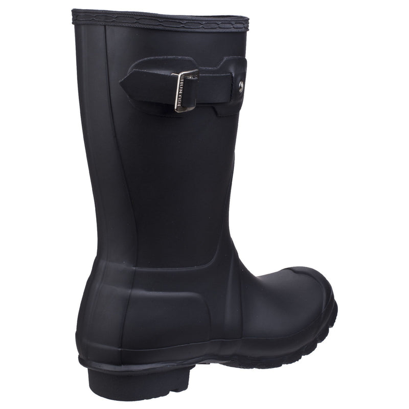 Hunter Womens Black WFS1000RMA-BLK Original Short Wellington Boots