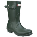 Hunter Womens Matt Green WFS1000RMA-HGR Original Short Wellington Boots