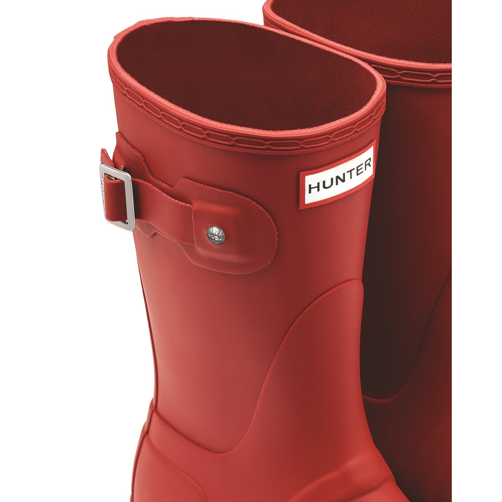 Hunter Womens Red WFS1000RMA-MLR Original Short Wellington Boots
