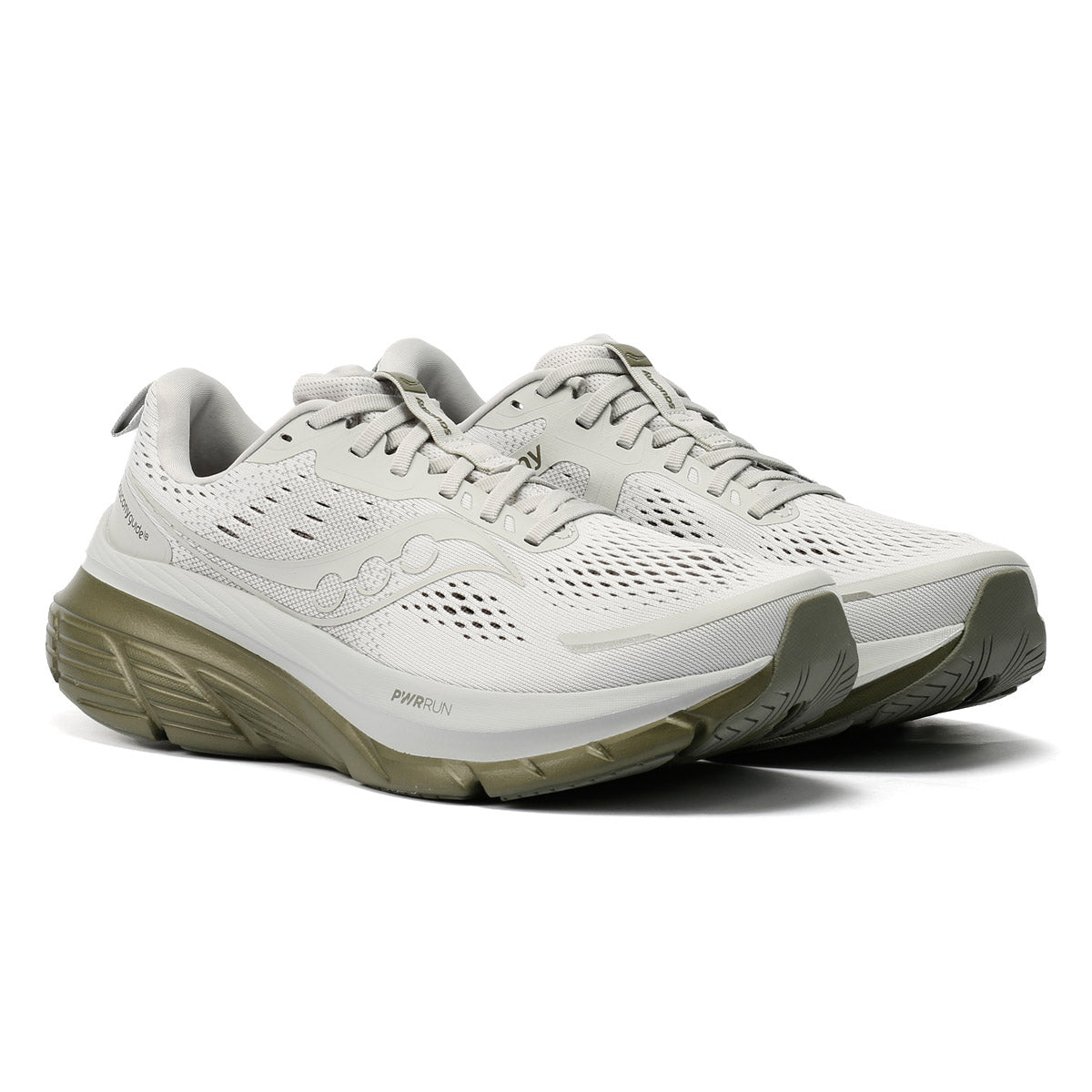 Saucony Guide 18 Men's White/Olive Sneakers