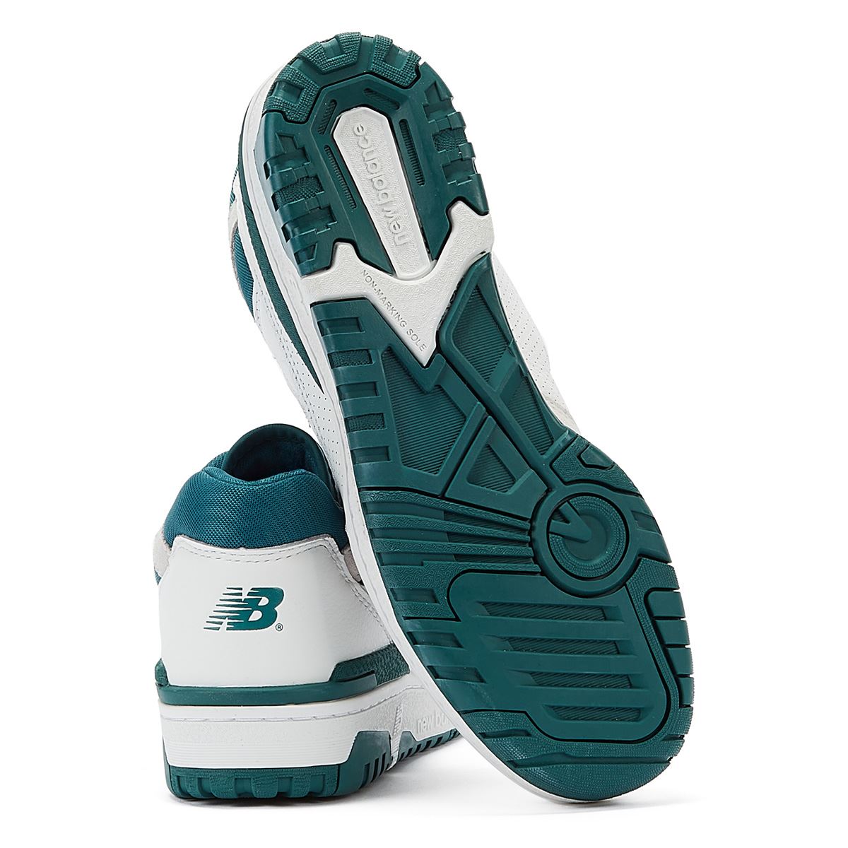 New Balance 550 White/Green Sneakers
