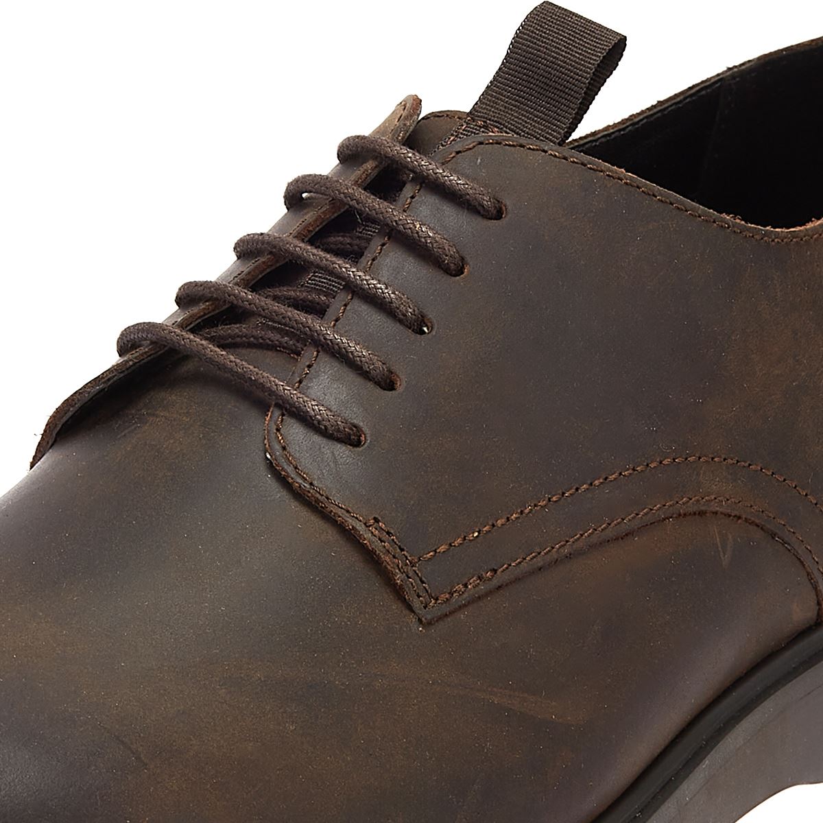 Hudson Barnstable Crazy Leather Men's Brown Lace-Up Shoes