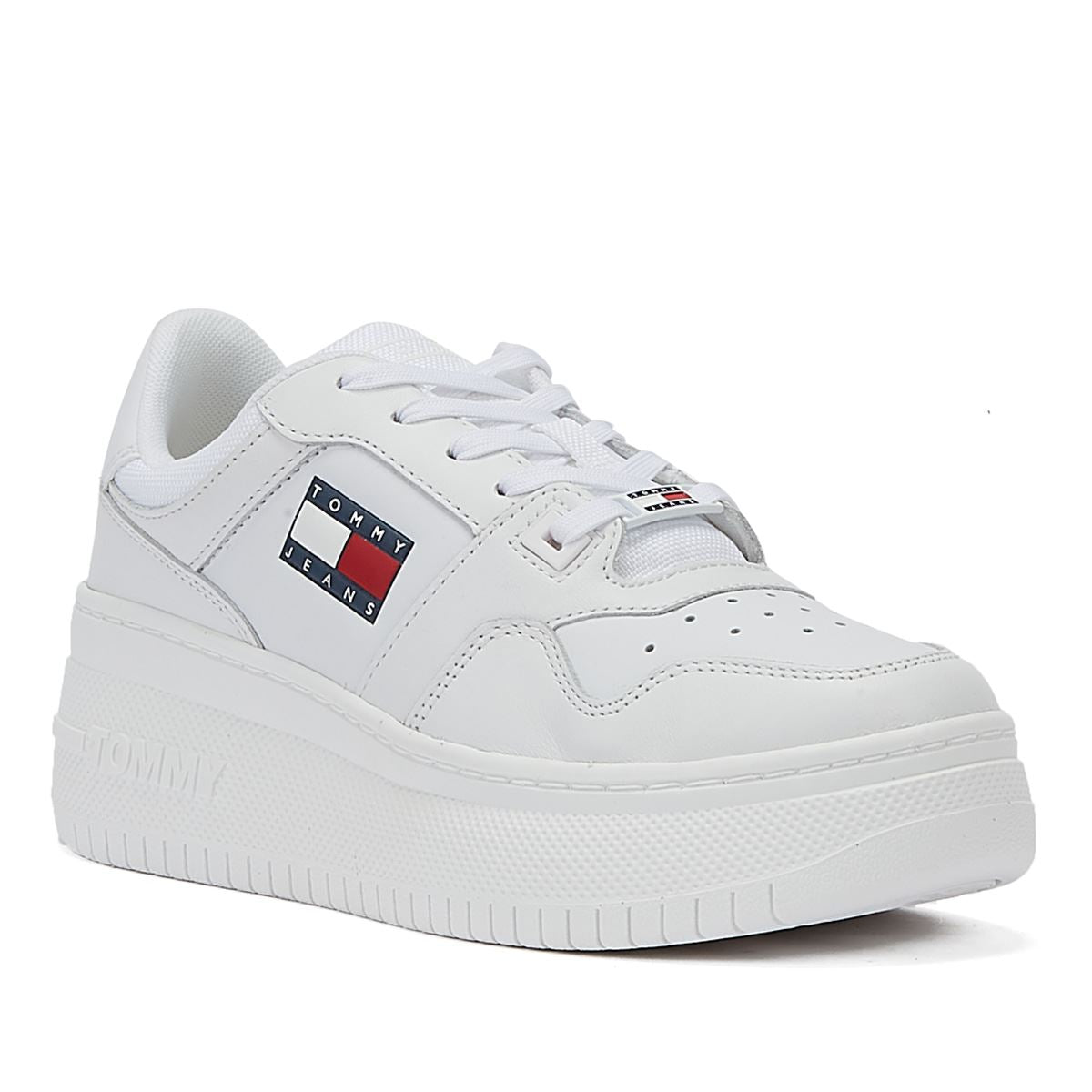 Tommy Hilfiger Tommy Jeans Basketball Platform Women's White Sneakers