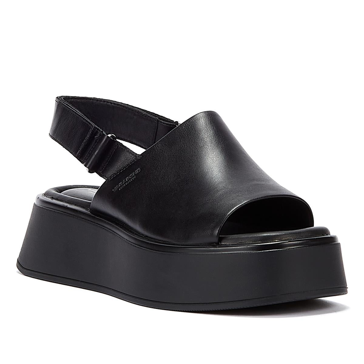 Vagabond Courtney Mule Slingback Women's Black Sandal