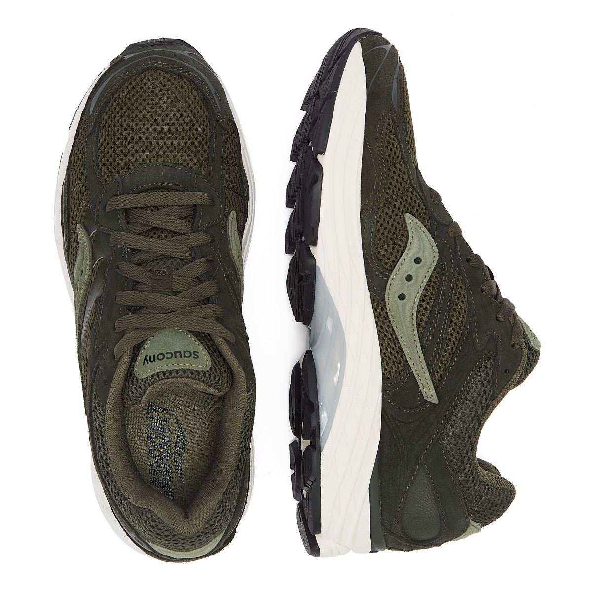 Saucony Progrid Omni 9 Green Sneakers
