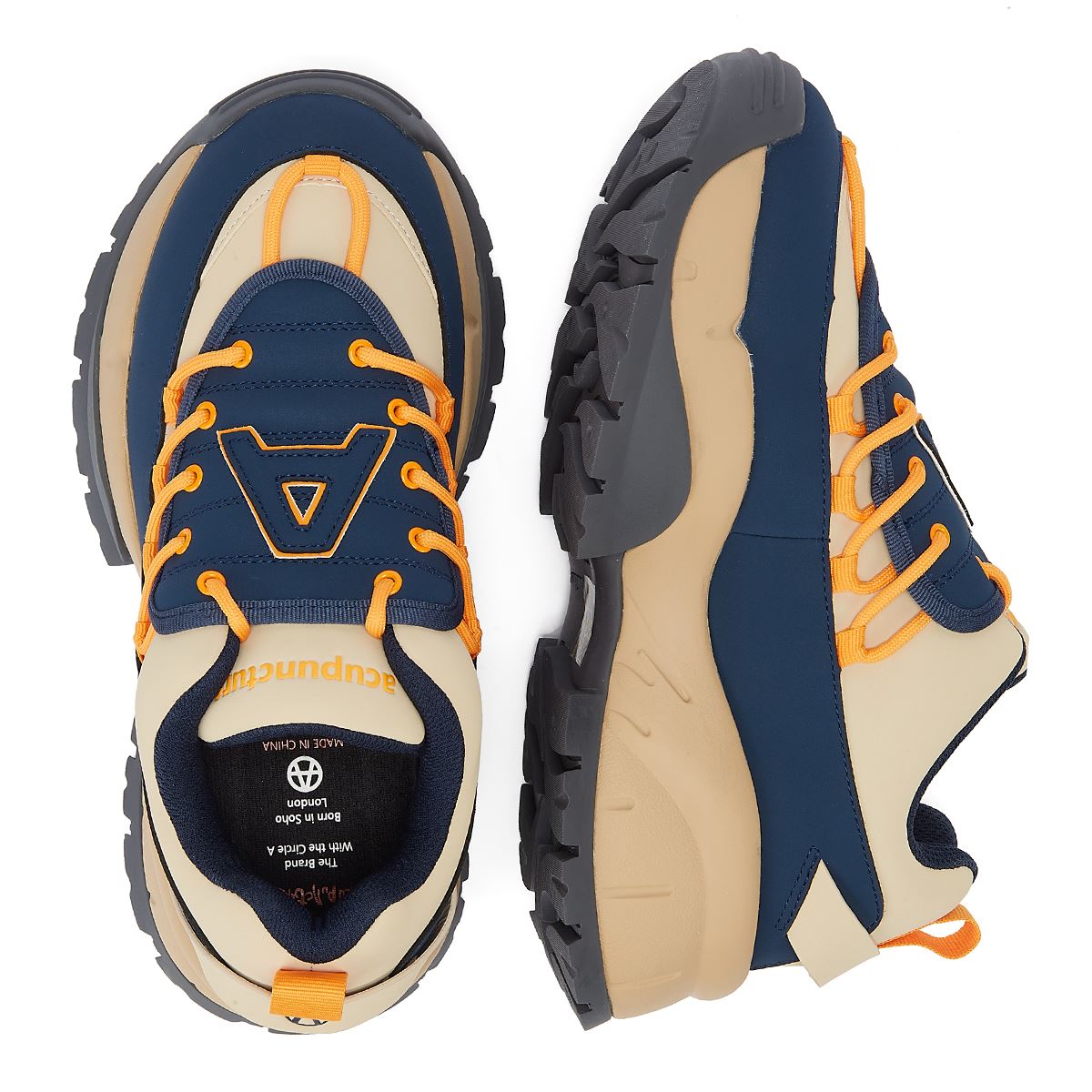 Acupuncture Gingypock Orange Sneakers
