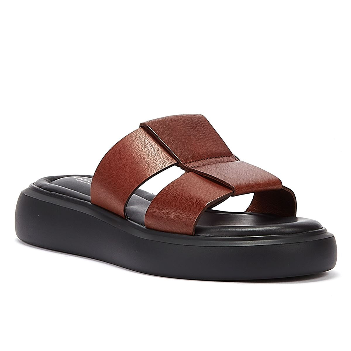 Vagabond Blenda Fish Mule Leather Cognac Women's Brown Sandal