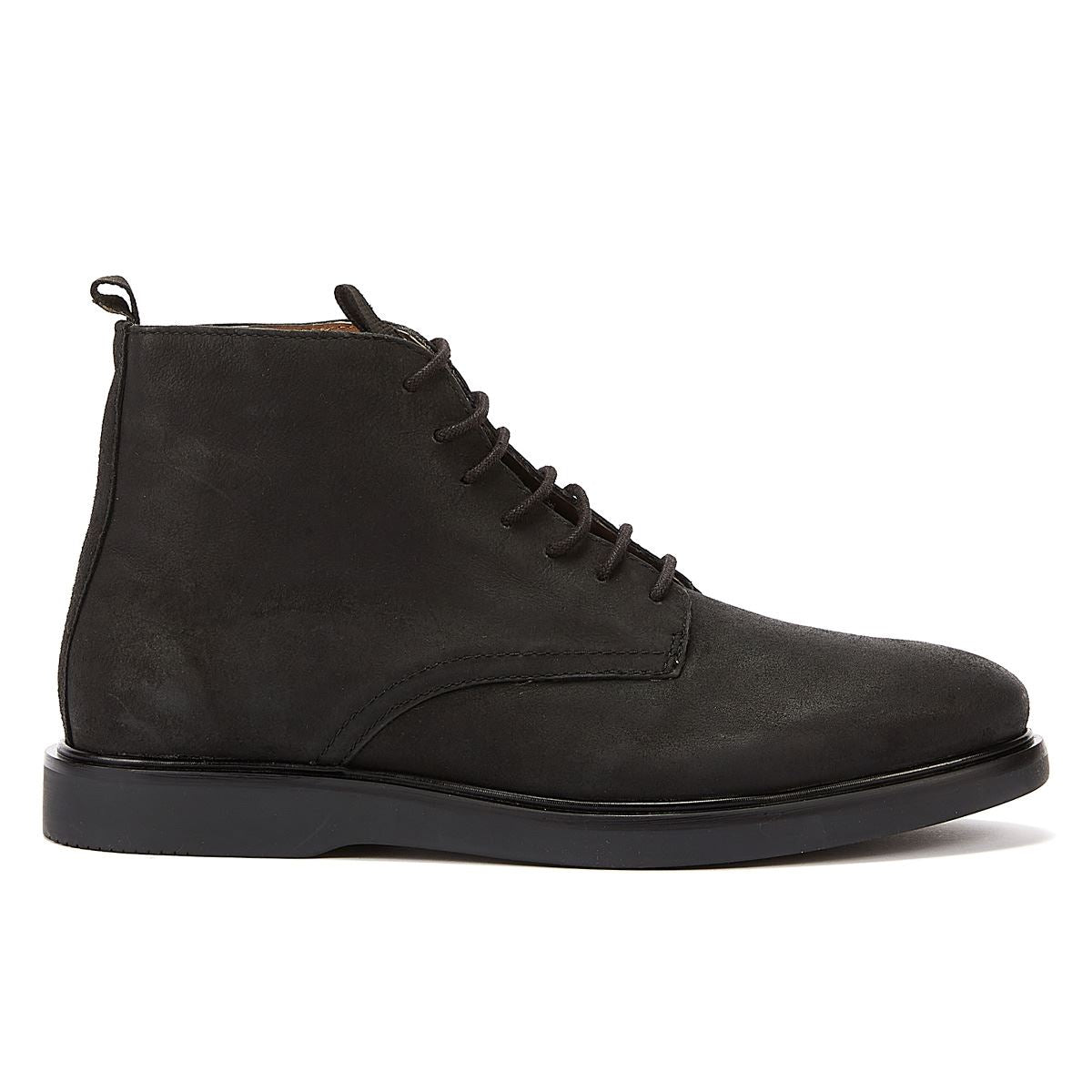 H By Hudson Troy Oiled Suede Men's Black Boot