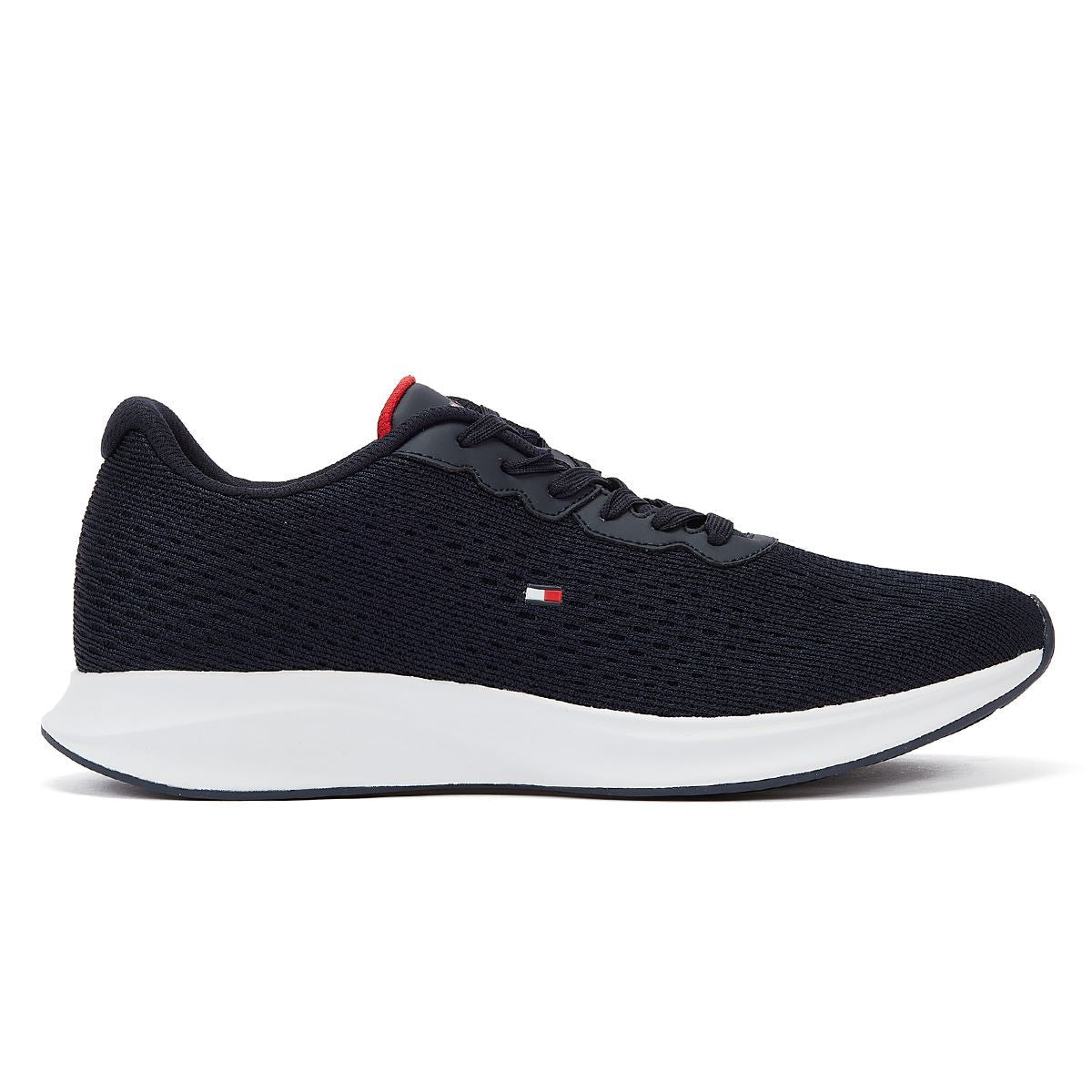 Tommy Hilfiger Light Runner Knit Flag Desert Sky Men's Black Sneakers