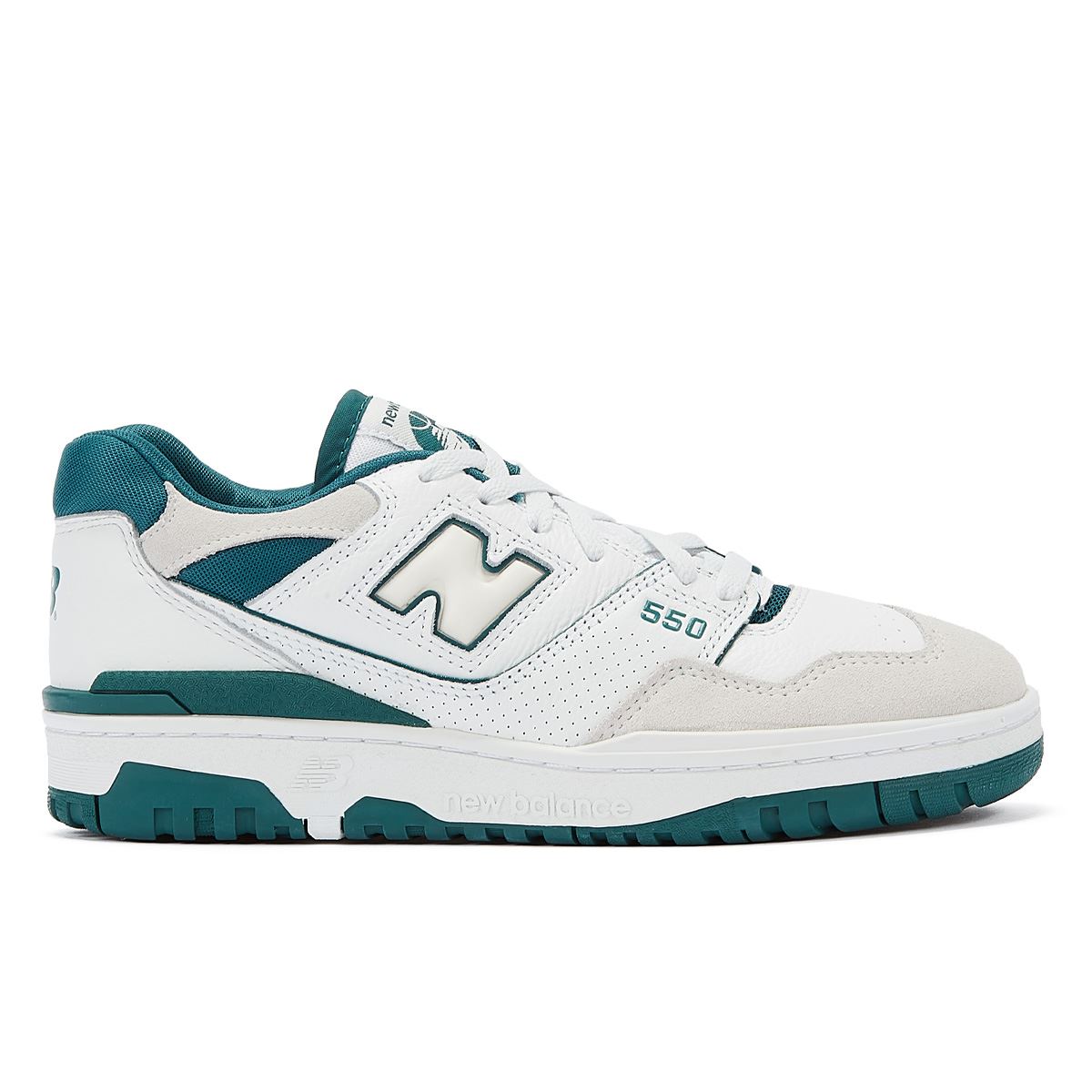 New Balance 550 White/Green Sneakers