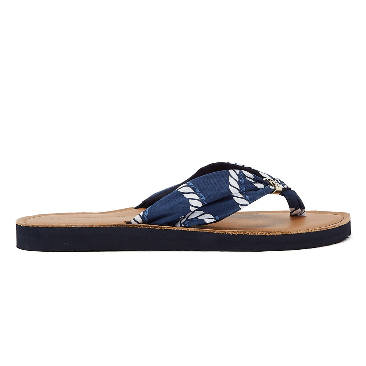Tommy Hilfiger Elevated Beach Sandal Print Navy Women's Blue Sandal