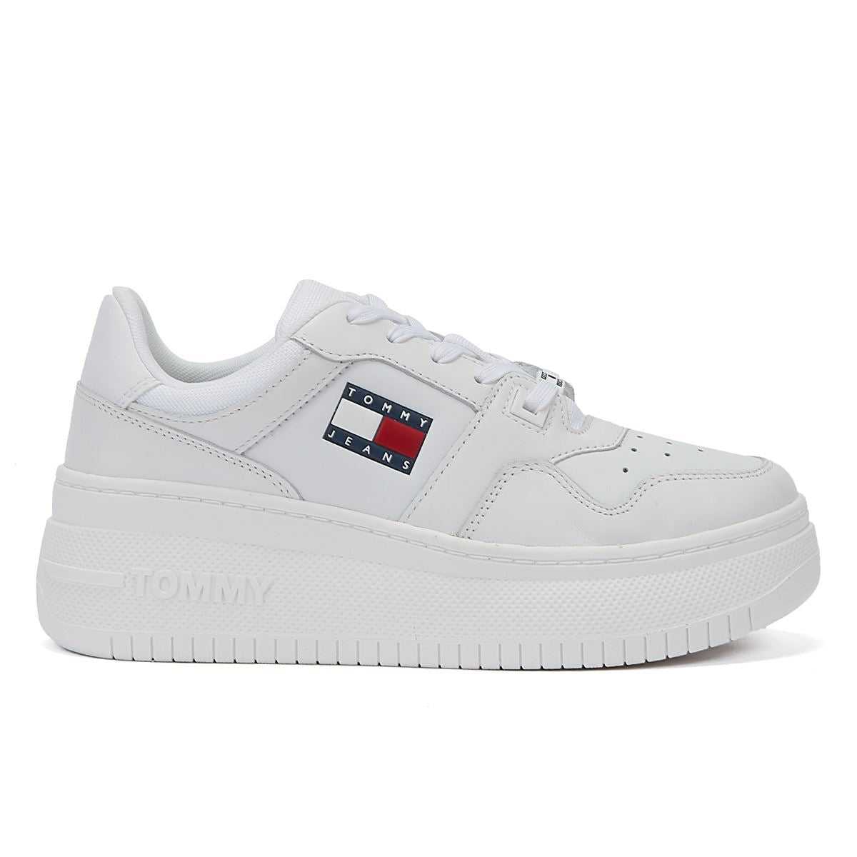 Tommy Hilfiger Tommy Jeans Basketball Platform Women's White Sneakers