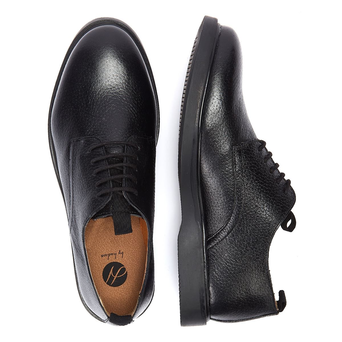 Hudson Barnstaple Lace Up Leather Shoe Men's Black Casual