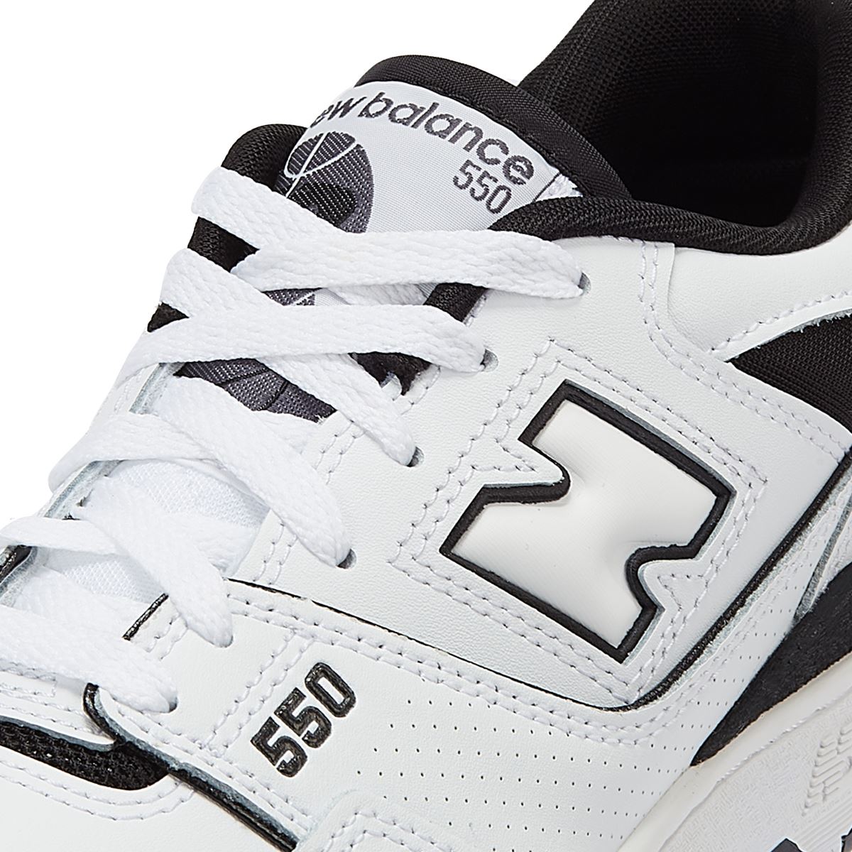 New Balance 550 White/Black Sneakers