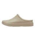 Hunter Bloom Lined Mule Alloy White Clogs