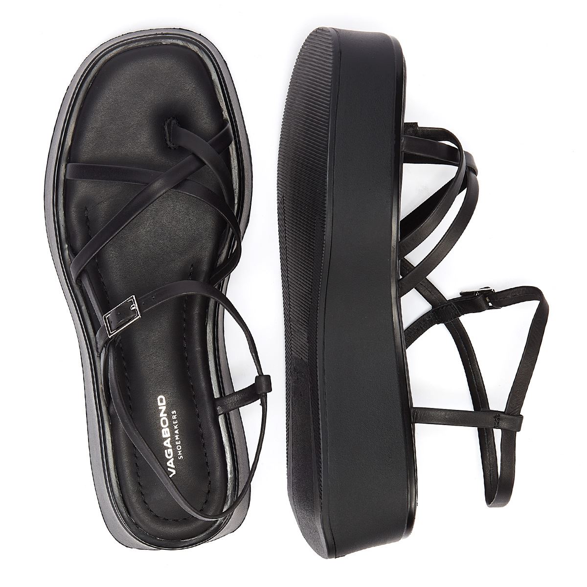 Vagabond Courtney Strap Sandal Women's Black Sandal