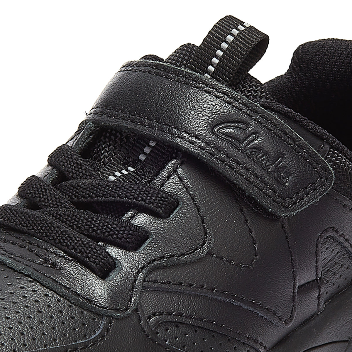 Clarks Cloweder Sprint Junior Black Sneakers