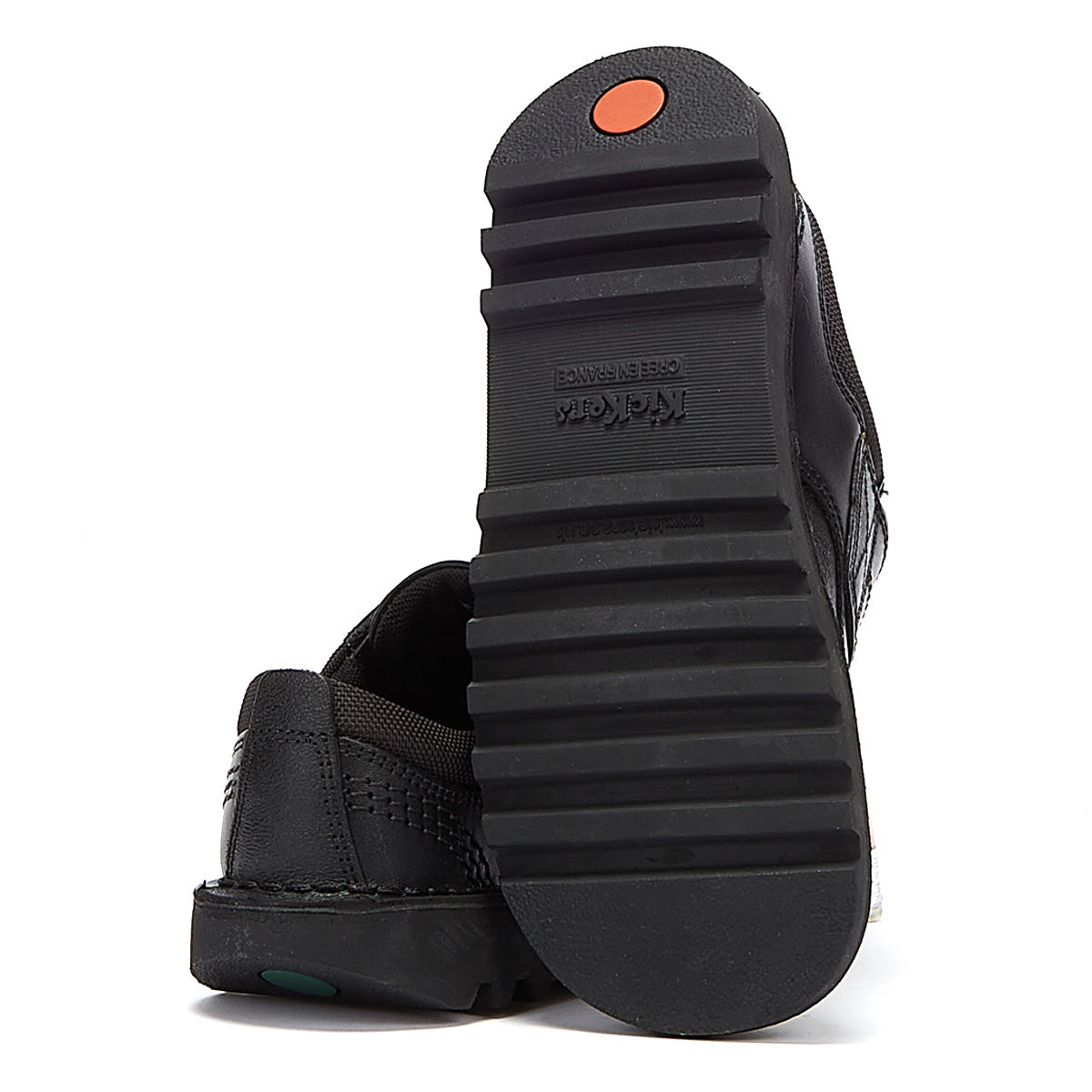 Kickers Kick Lo Scuff Junior Black Sneakers
