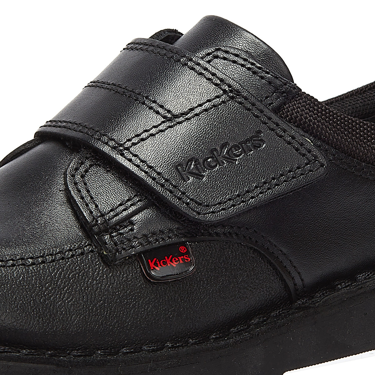 Kickers Kick Lo Scuff Junior Black Sneakers