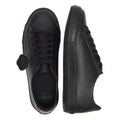Kickers Youth Black Leather Tovni Lacer Sneakers