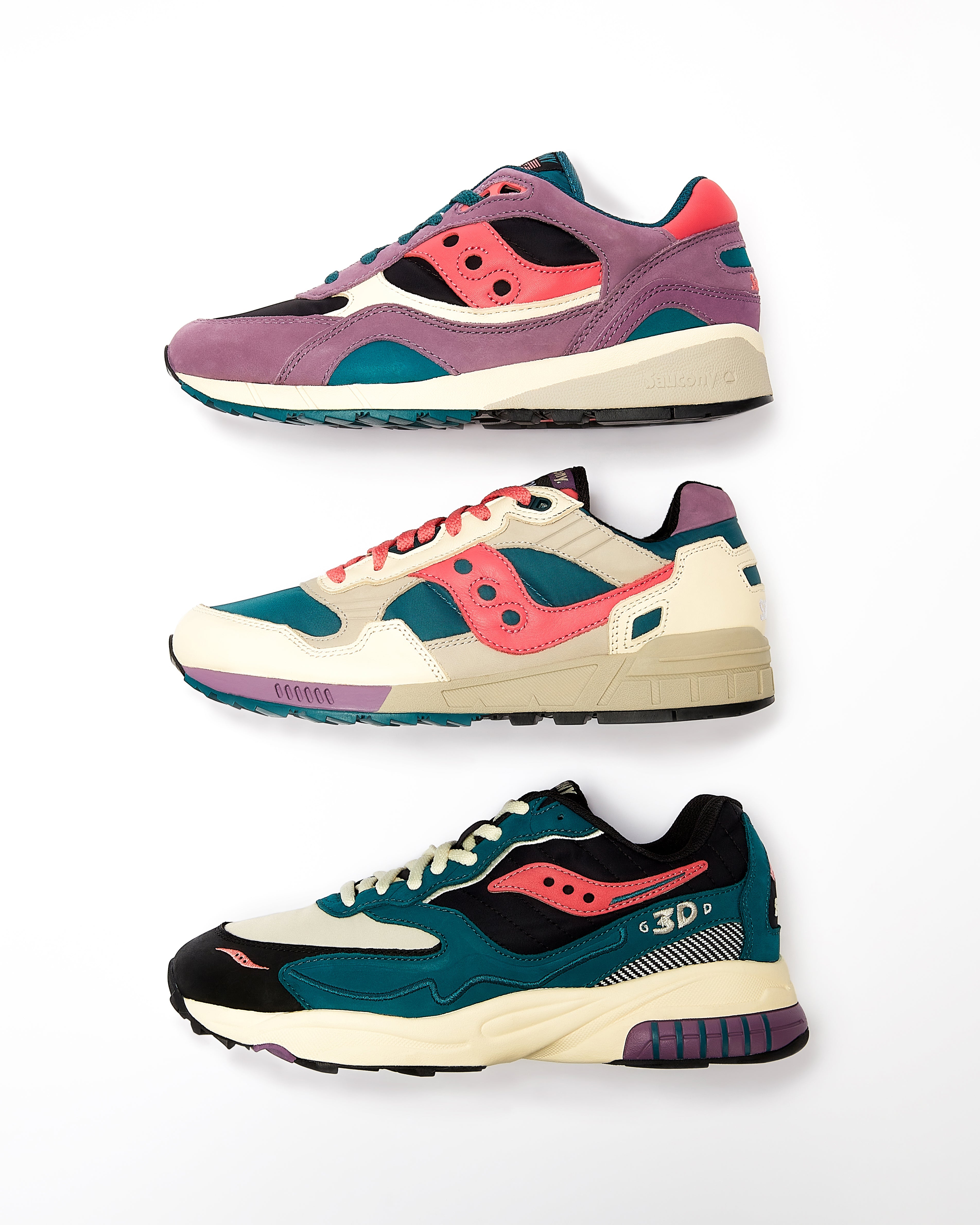 Saucony 3D Hurricane Green Sneakers