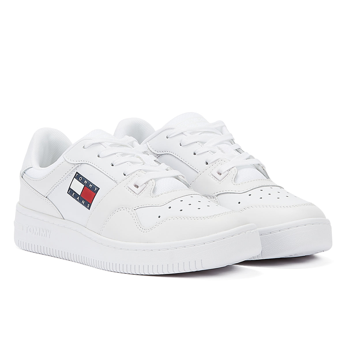 Tommy Jeans Retro Basket Womens White Sneakers