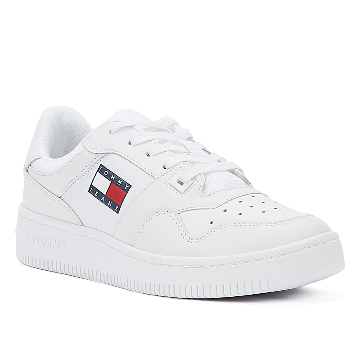 Tommy Jeans Retro Basket Womens White Sneakers
