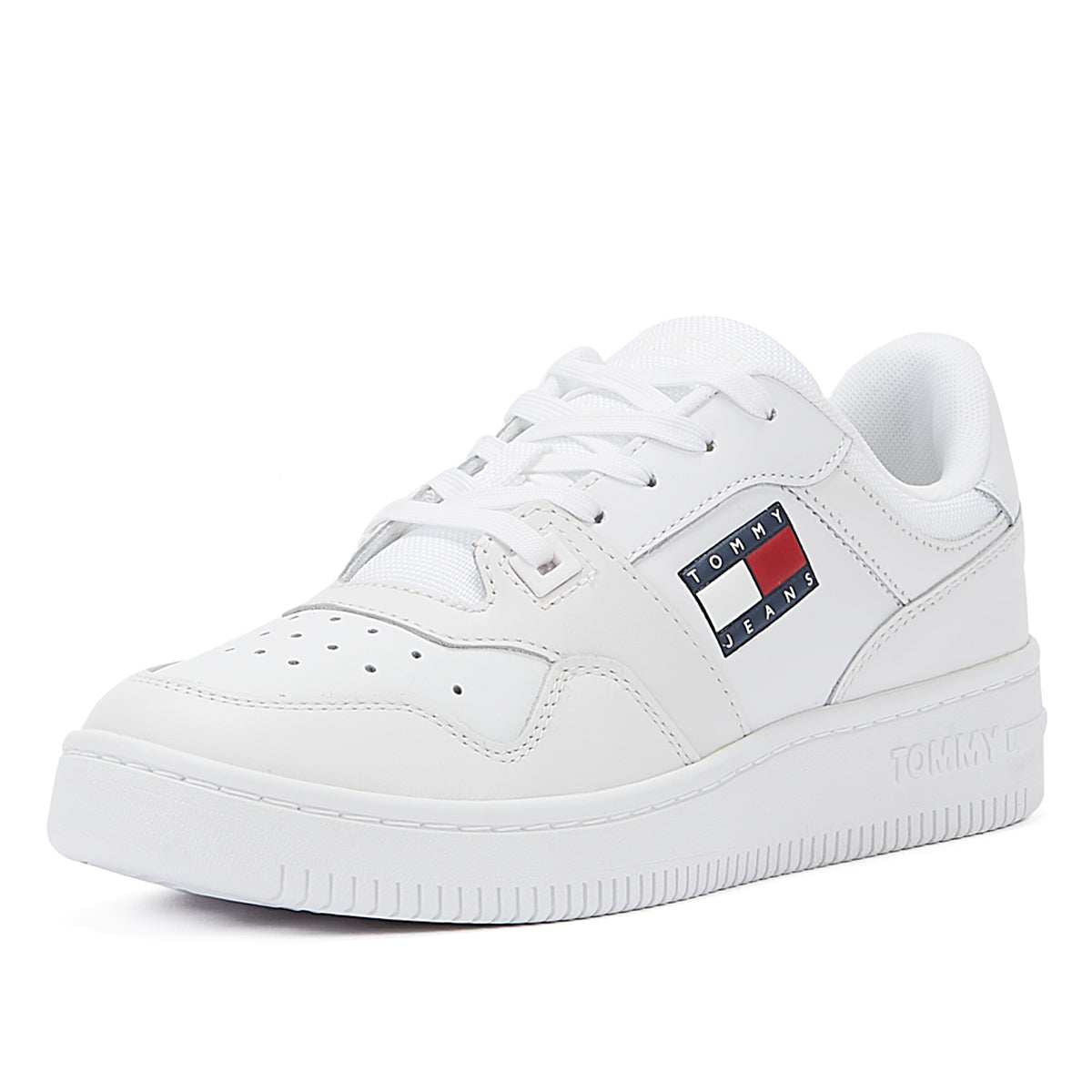 Tommy Jeans Retro Basket Womens White Sneakers