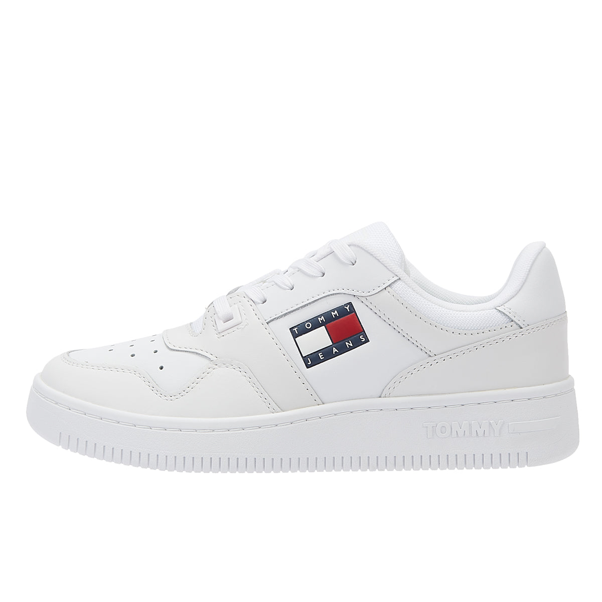 Tommy Jeans Retro Basket Womens White Sneakers