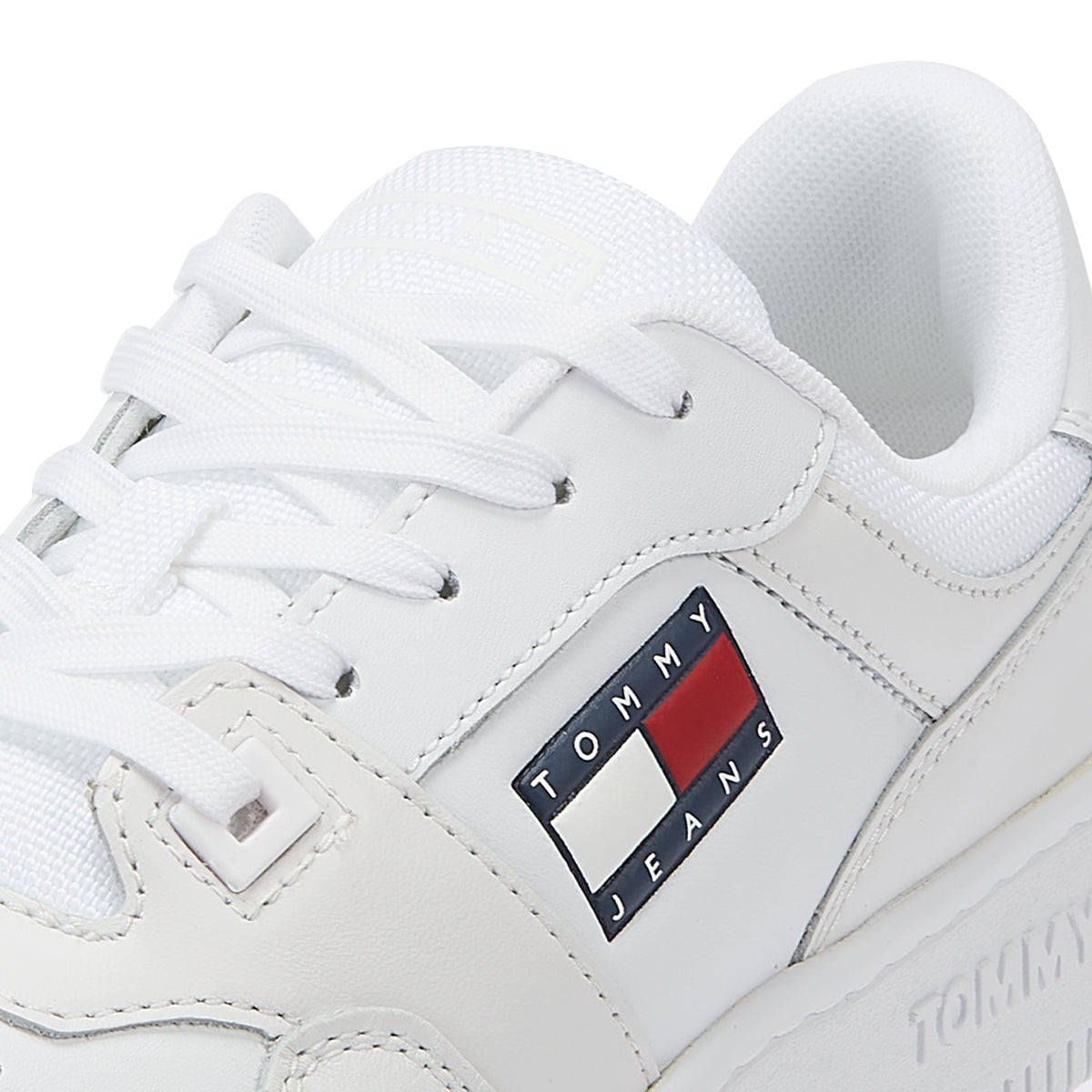Tommy Jeans Retro Basket Womens White Sneakers
