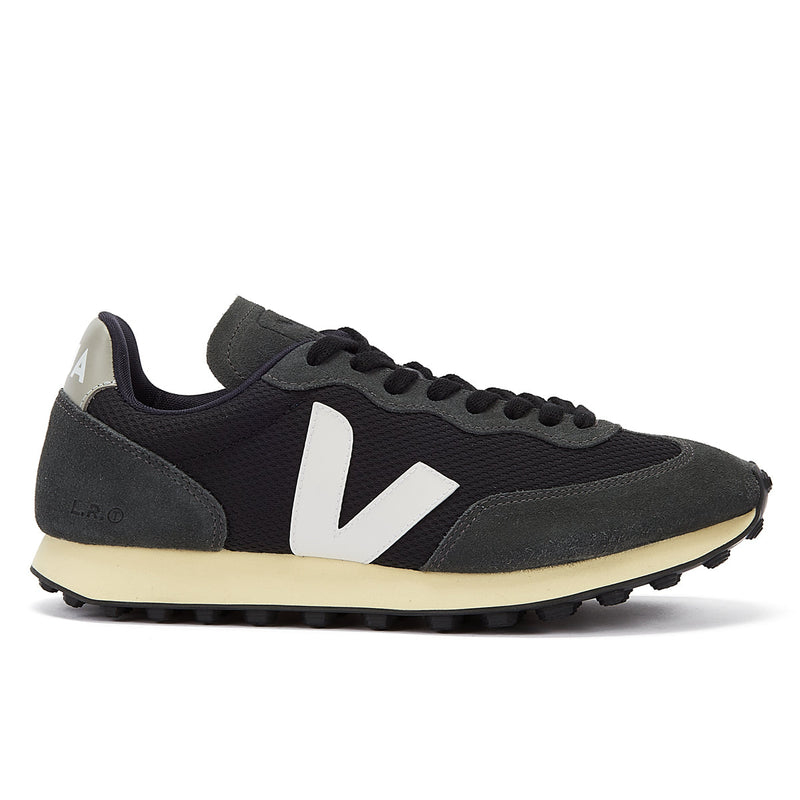 Veja Rio Branco Alveomesh Womens Black / White / Oxford Grey Sneakers